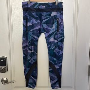 Lululemon Inspire Tight II (Mesh) 7/8 length pretty prism black NWOT